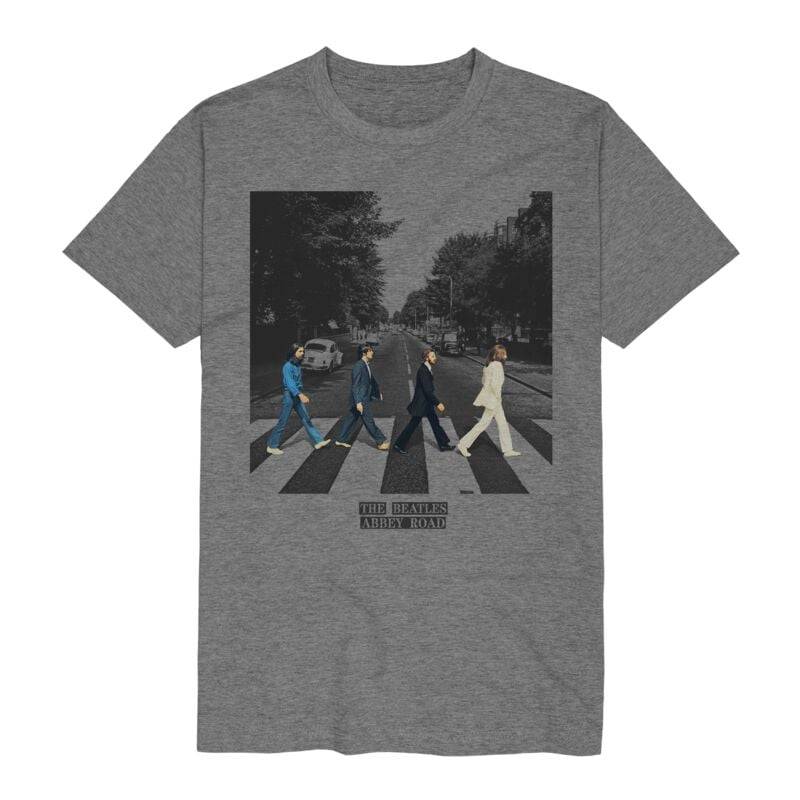 The Beatles Abbey Road T-Shirt grau in M von The Beatles