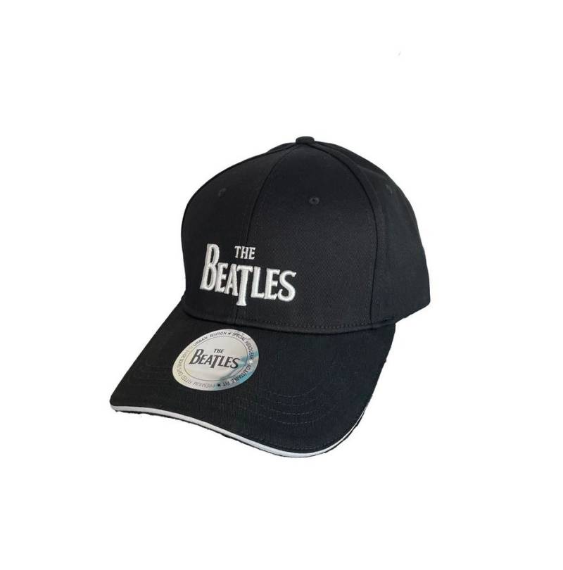 The Beatles Baseball Cap Beatles curved Cap Logo, schwarz von The Beatles