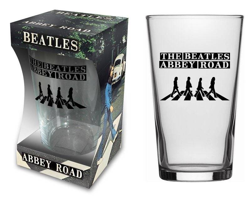 The Beatles Bierglas - Abbey Road - klar  - Lizenziertes Merchandise! von The Beatles