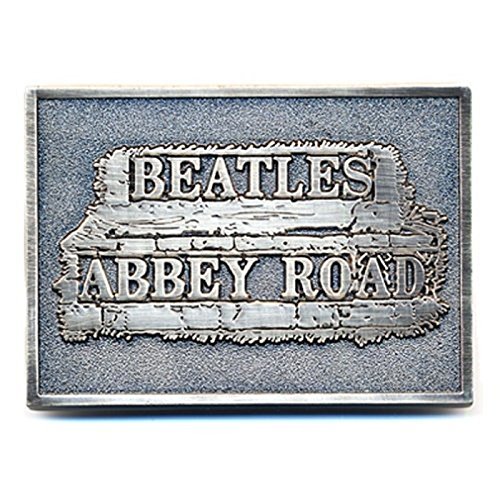 The Beatles Gürtelschnalle Abbey Road Sign Band Logo Nue offiziell Metal One Size von The Beatles