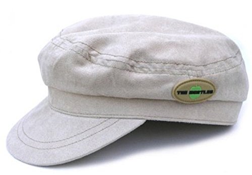 The Beatles Help Apple Logo Badge Nue offiziell Retro Beige Moleskin Cap X-Large 61cm von The Beatles