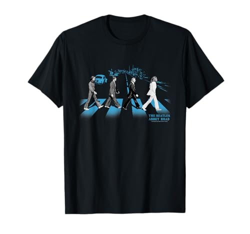 The Beatles Herren T-Shirt Abbey Road Street Blues Schwarz Cartoon Schwarz S EU 37503bf0-6246-429b-a890-5e9b9ff5f0d7 von The Beatles