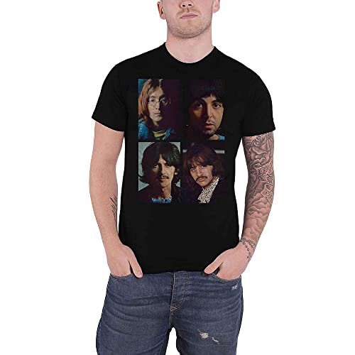 T-Shirt # Xl Unisex Black # White Album Faces von The Beatles