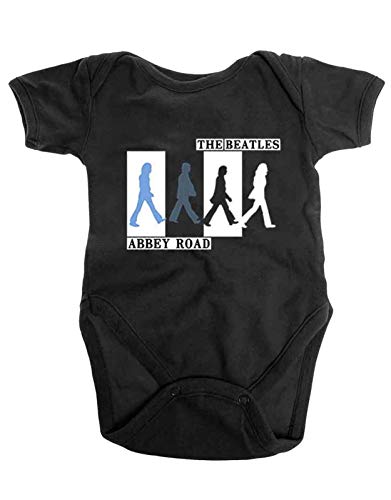 The Beatles Kids Baby Grow: Abbey Road Colours Crossing - 12 - 18 Months - Black von The Beatles