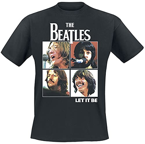 The Beatles Let it be Männer T-Shirt schwarz XXL 100% Baumwolle Band-Merch, Bands, Nachhaltigkeit von The Beatles