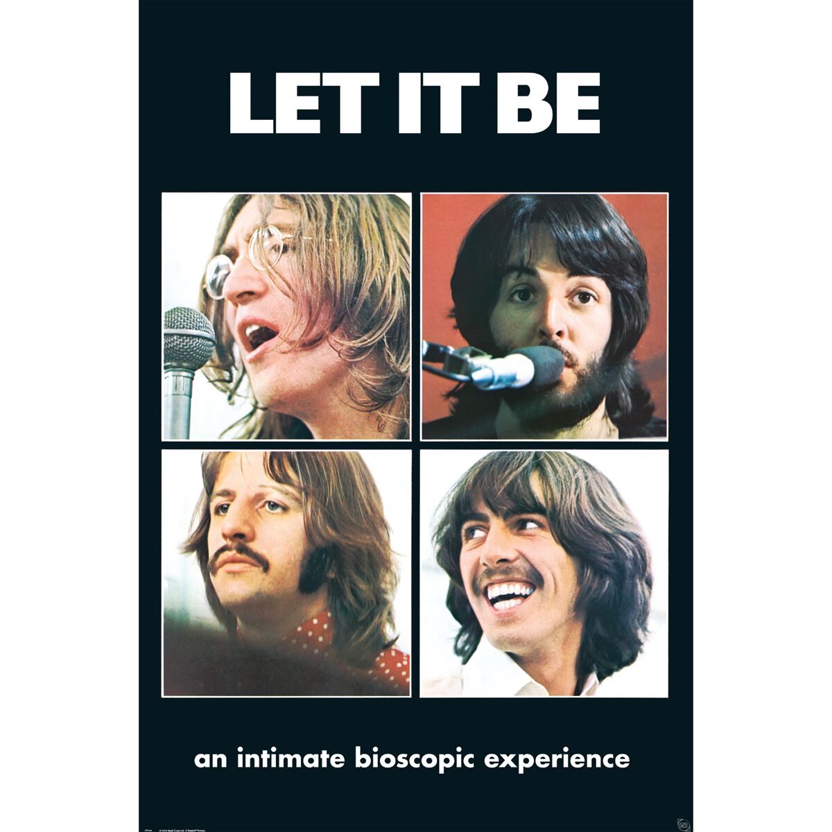 The Beatles Let it be Poster multicolor von The Beatles