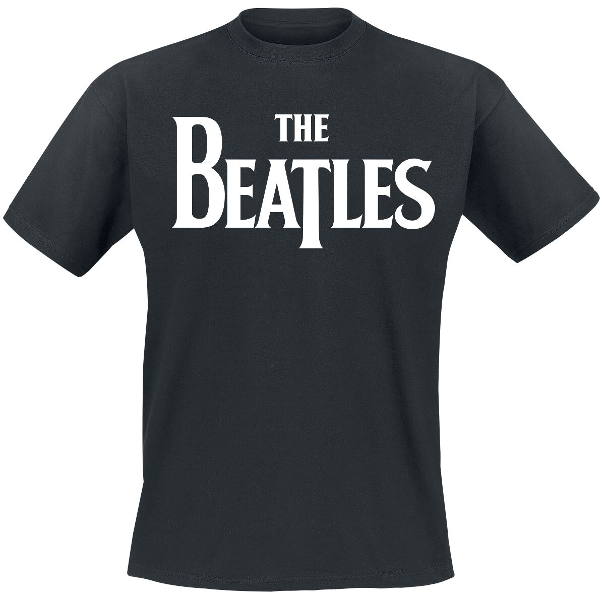 The Beatles Logo T-Shirt schwarz in L von The Beatles