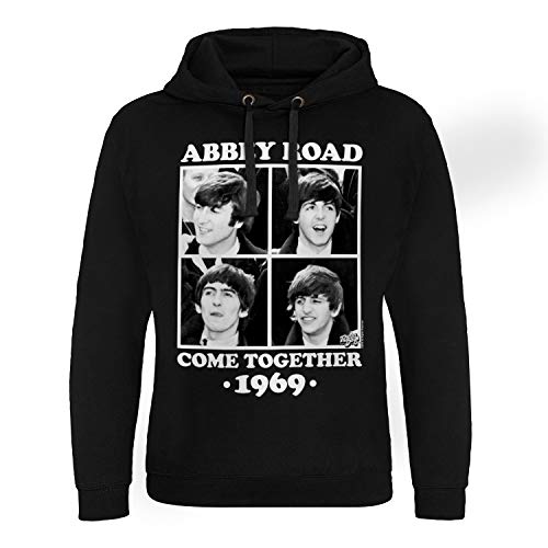 The Beatles Offizielles Lizenzprodukt Abbey Road - Come Together Epic Kapuzenpullover (Schwarz), Medium von The Beatles