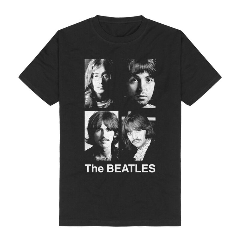The Beatles T-Shirt - White Album Portraits - S bis XXL - für Männer - Größe S - schwarz - Lizenziertes Merchandise! The Beatles T-Shirt - White Album Portraits - S bis XXL - für Männer - Größe S - schwarz - Lizenziertes Merchandise! von The Beatles