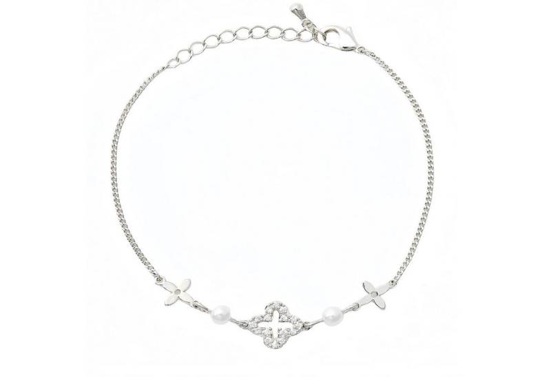 The Beauty House Armband Damen Armband mit Perlen und Blumen von The Beauty House