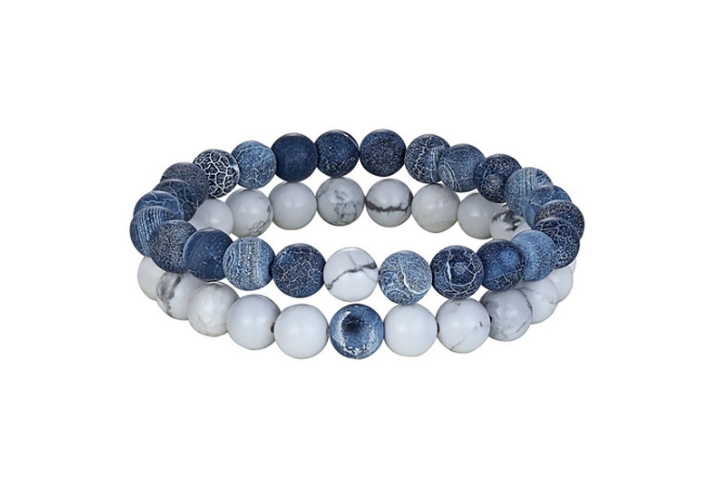 The Beauty House Armband Lavastein Naturstein Armband mit schwarzen Lava Perlen Energiearmband von The Beauty House