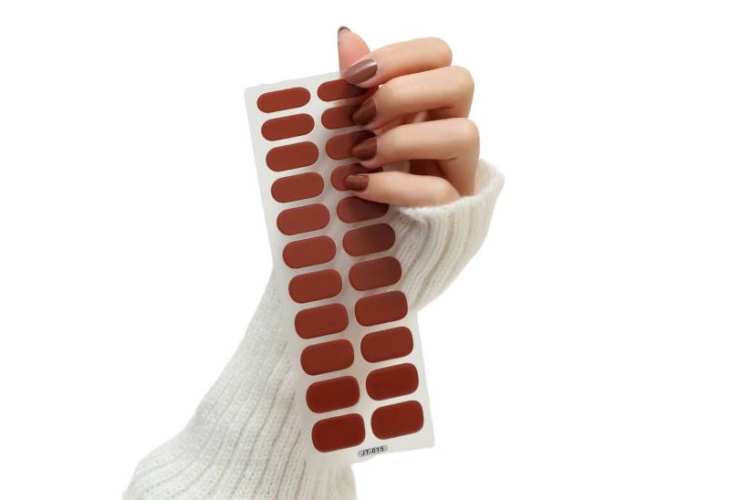 The Beauty House Kunstfingernägel Nagelfolie UV Härtend - Nagelfolie Selbstklebend - UV Nagelfolien, 22 Stück Nagelsticker,Nails Starter Set, Nageldesign von The Beauty House