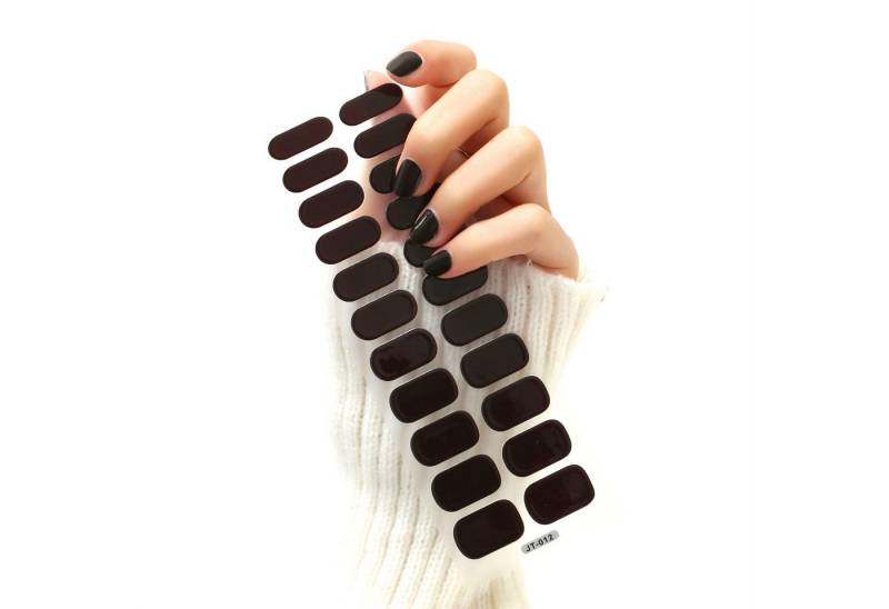 The Beauty House Kunstfingernägel Nagelfolie UV Härtend - Nagelfolie Selbstklebend - UV Nagelfolien, 22 Stück Nagelsticker,Nails Starter Set, Nageldesign von The Beauty House