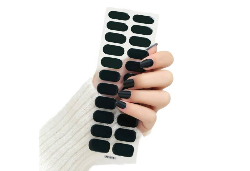 The Beauty House Kunstfingernägel Nagelfolie UV Härtend - Nagelfolie Selbstklebend - UV Nagelfolien, 22 Stück Nagelsticker,Nails Starter Set, Nageldesign von The Beauty House