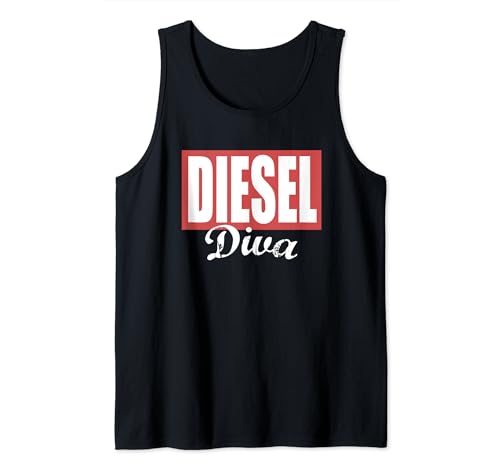 Diesel Diva Damen Diesel Truck Dirty Diesel Chick Female Tank Top von The Best Automotive Apparel