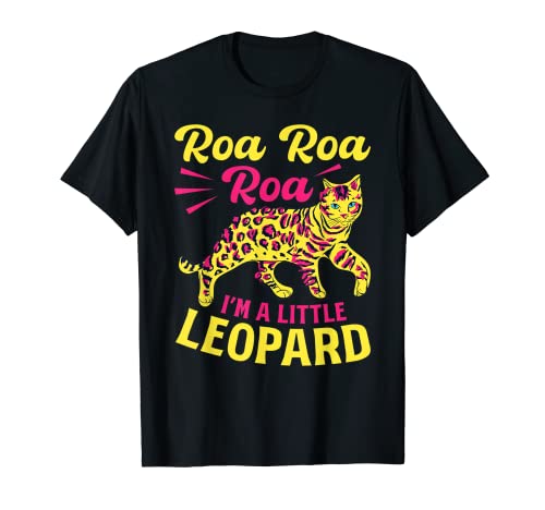 Lustiges Roa Roa I'm A Little Leopard Zitat für Katzen, Vater oder Mama T-Shirt von The Best Bengal Lover Cat Breed Gifts & Apparels