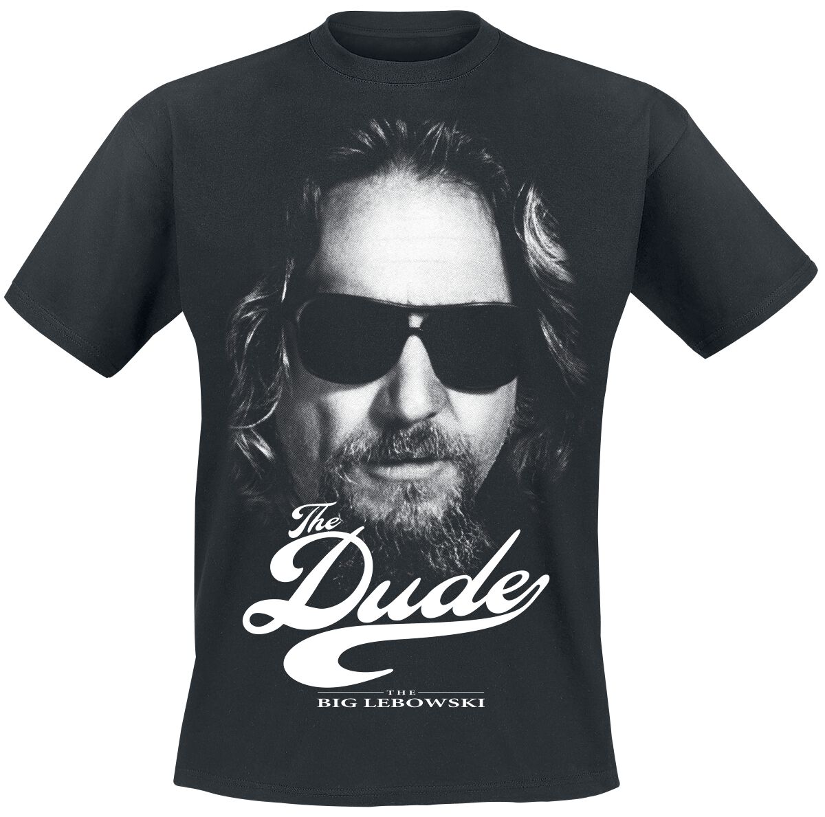 The Big Lebowski T-Shirt - The Dude - S - für Männer - Größe S - schwarz  - Lizenzierter Fanartikel von The Big Lebowski