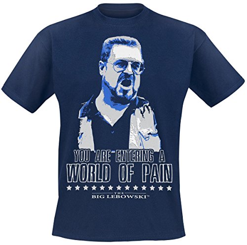 The Big Lebowski World of Pain T-Shirt dunkelblau XXL von Unbekannt