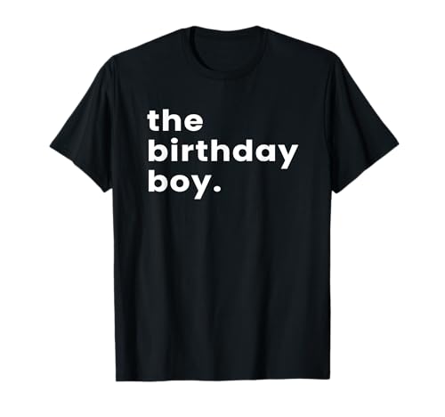 Das Geburtstagskind Happy Birthday Boy T-Shirt von The Birthday Boy Tees