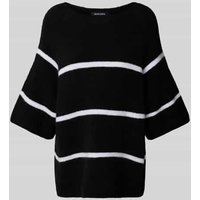 black palms Oversized Pullover in Strick-Optik in Black, Größe M von black palms