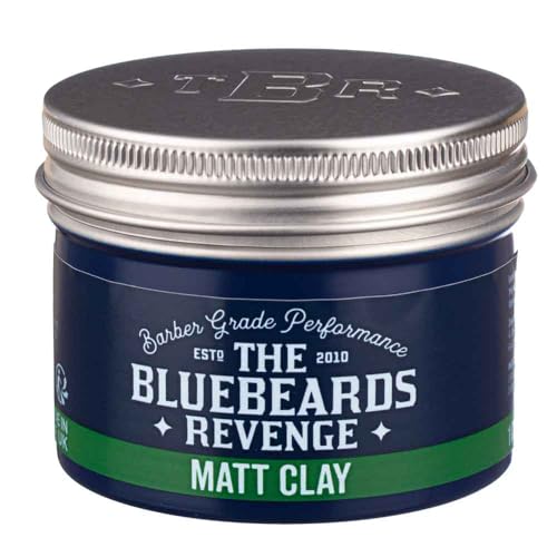 The Bluebeards Revenge, Texturising Hair styling Matt Clay For Men, Medium Hold, Low Shine And Matt Finish, 150ml von The Bluebeards Revenge