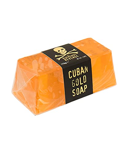 The Bluebeards Revenge, Cuban Gold Hand And Body Soap Bar For Men, Vegan Friendly And Low Waste Soap Bar, 175g von The Bluebeards Revenge