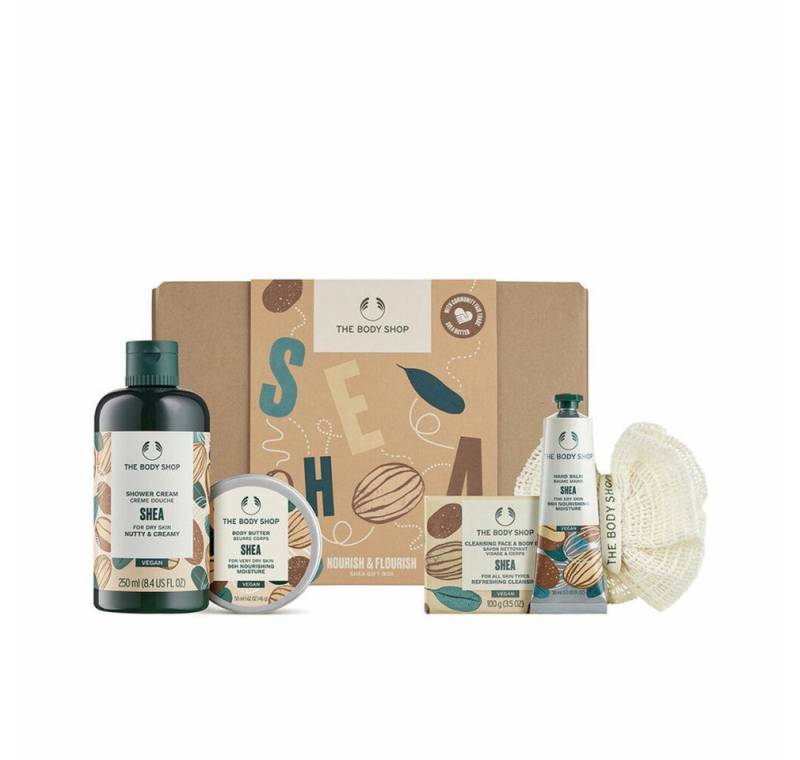 The Body Shop Hautpflege-Set Shea G3 Kleine Körperpflege für trockene Haut Geschenkset von The Body Shop