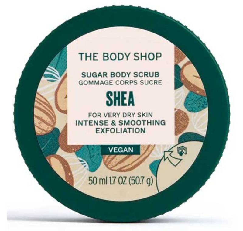 The Body Shop Körperpeeling Body Scrub Shea UNITED KINGDOM carton @ 1 piece x 50ml von The Body Shop
