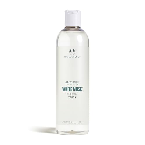 The Body Shop White Musk Duschgel (1 x 400 ml), Iconic Damen Duschgel, blumiges & sinnliches Duschgel mit charakteristischem Duft, tierversuchsfreier Moschus, vegane Körperpflege von The Body Shop