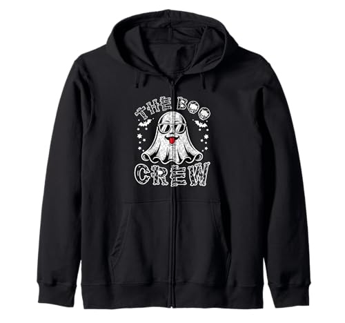 Ghost Halloween The Boo Crew Lustiges Halloween Herren Damen Kinder Kapuzenjacke Ghost Halloween The Boo Crew Lustiges Halloween Herren Damen Kinder Kapuzenjacke von The Boo Crew Funny Halloween
