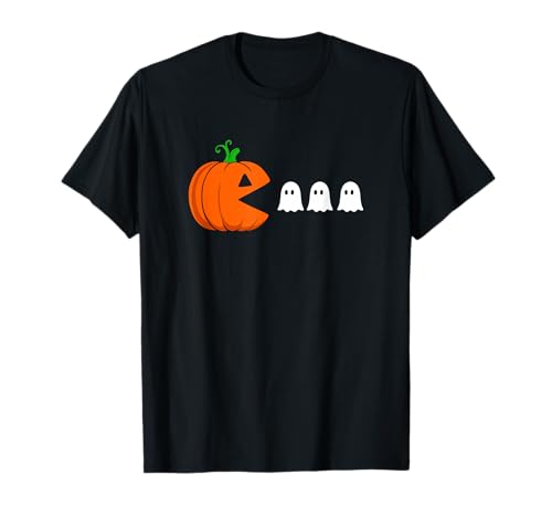 Lustiger Halloween-Kürbis-ESS-Geister Gamer Kinder Teens T-Shirt Lustiger Halloween-Kürbis-ESS-Geister Gamer Kinder Teens T-Shirt von The BooBuddies Family Place