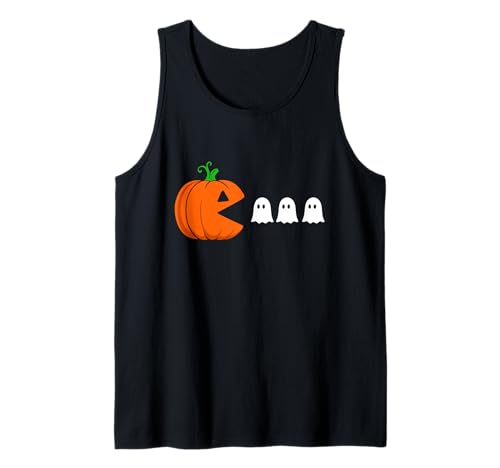 Lustiger Halloween-Kürbis-ESS-Geister Gamer Kinder Teens Tank Top Lustiger Halloween-Kürbis-ESS-Geister Gamer Kinder Teens Tank Top von The BooBuddies Family Place