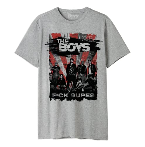The Boys Herren Metboysts020 T-Shirt, Grau meliert, S von The Boys