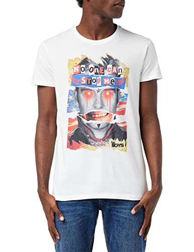 The Boys Herren Metboysts021 T-Shirt, weiß, M von The Boys