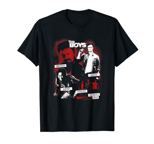 The Boys Kontrastgruppencollage T-Shirt von The Boys