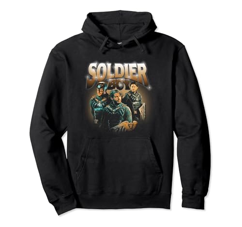 The Boys Soldier Boy Supe Charakter-90er-Collage Pullover Hoodie von The Boys