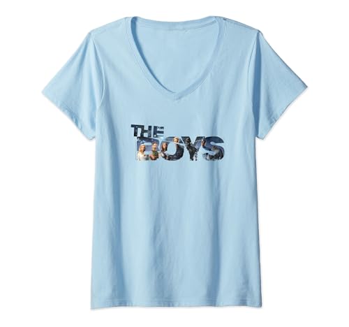 The Boys Zeichen Logo T-Shirt mit V-Ausschnitt von The Boys