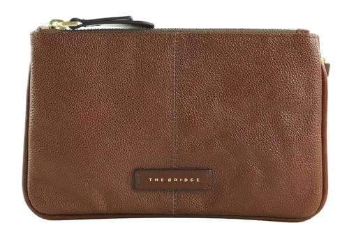 THE BRIDGE Elisabetta Pouch Marrone 14 / ORO von The Bridge