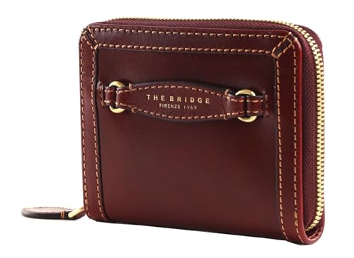 THE BRIDGE Bettina Zip Around Wallet S Chianti Bordeaux ABB. ORO von The Bridge