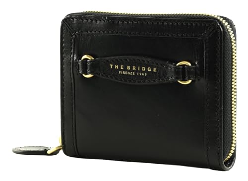 THE BRIDGE Bettina Zip Around Wallet S Nero ABB. ORO von The Bridge