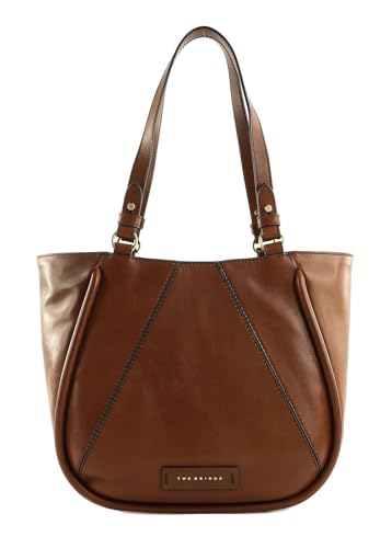 The Bridge Brigida Shopping Bag Marrone 14 / Oro von The Bridge