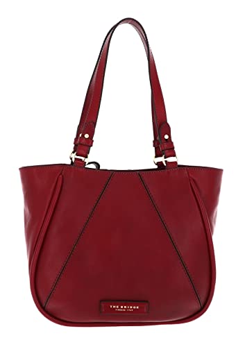 The Bridge Brigida Shopping Bag Rosso Ribes/Oro von The Bridge