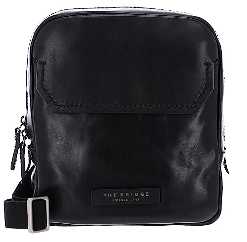 The Bridge Crossbody Bag M Nero abb. Palladio o Nickel von The Bridge