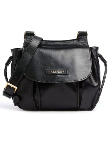 The Bridge Damen-Tasche 4411115H Schwarz Shopper mittlere Schulter Crossdoby Camilla, Schwarz , Taglia unica von The Bridge