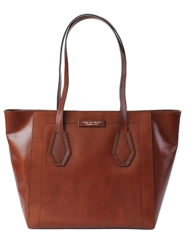 The Bridge Damen Tasche 44292101 Braun Shopper mittlere Schulter zwei Griffe, braun, Taglia Unica von The Bridge