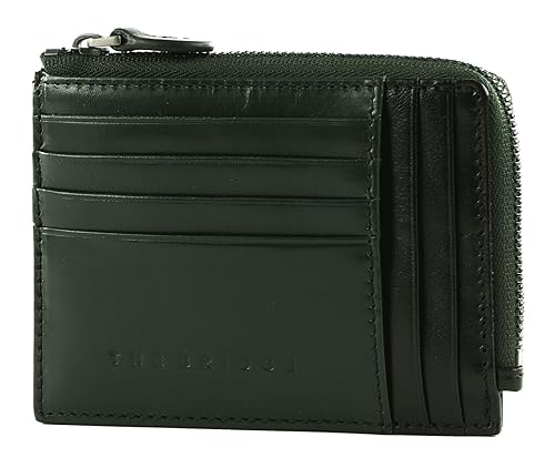 The Bridge Damiano Credit Card Case Malachite/Nero ABB. Rut. Scuro von The Bridge