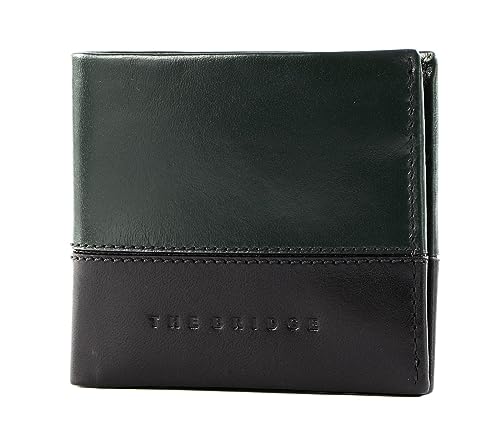 The Bridge Damiano Credit Card Case Malachite/Nero ABB. Rut. Scuro von The Bridge