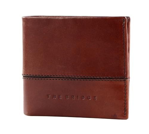 The Bridge Damiano Credit Card Case Marrone TB/Rut. Sc. Opaco von The Bridge