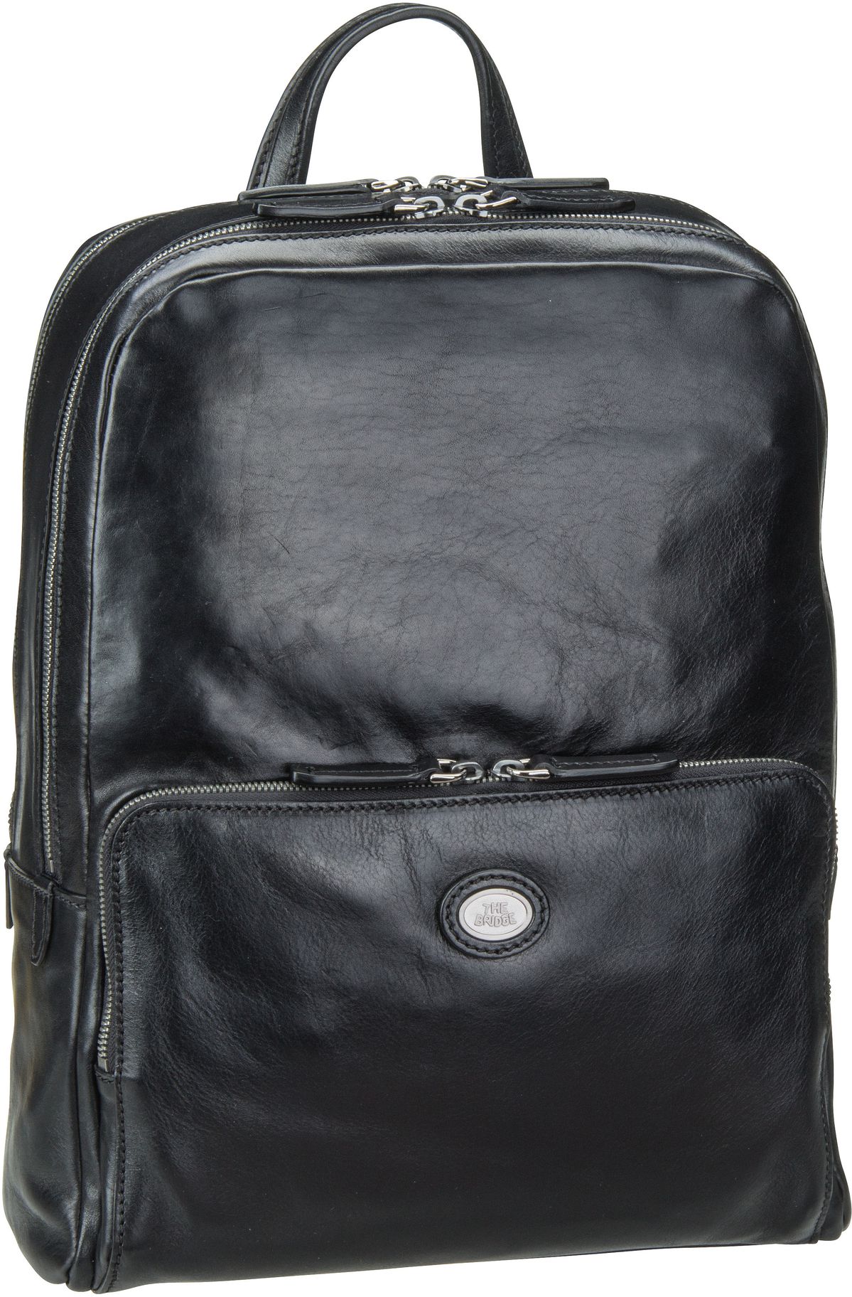 The Bridge Story Uomo 4810  in Schwarz (17.6 Liter), Laptoprucksack von The Bridge