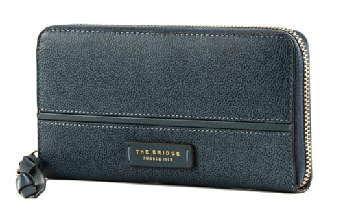 The Bridge Large Zip Around Wallet Ceruleo ABB. ORO von The Bridge